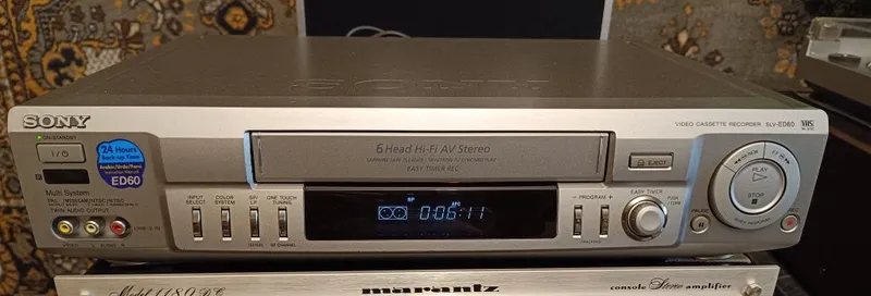Стерео видео магнитофон Sony slv-ED60 1