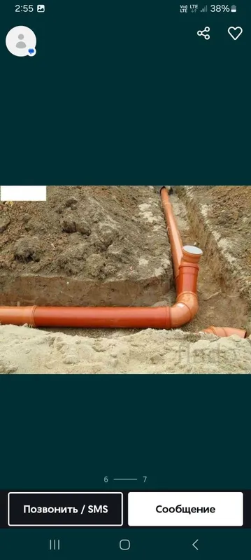 Kanalizatsiya vodapiravot transha qazish ishlarini qilamiz — фото 5