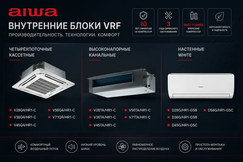 VRF-системы AIWA под ключ 4