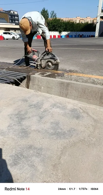 Beton kesish . Transhiya kavlash kabel tashlash 2