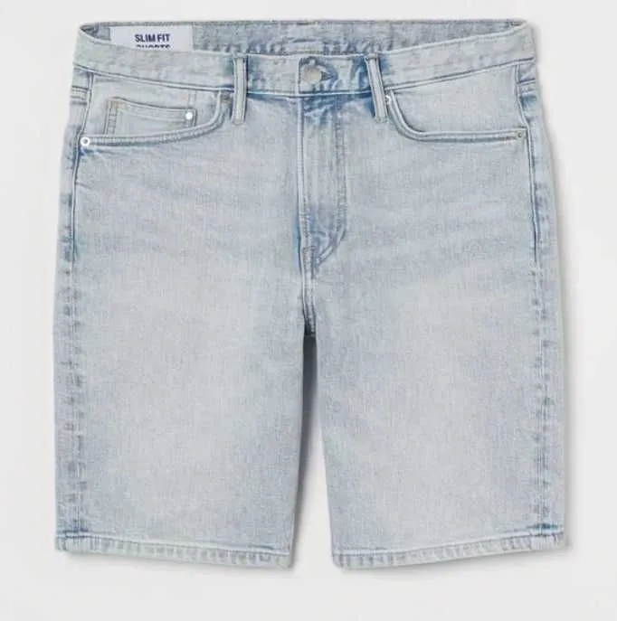Джинсовые шорты H&M (Slim Fit)