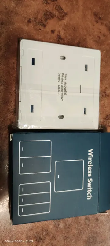 умная клавиша Wireless switch Tuya Zigbee 4 — фото 2