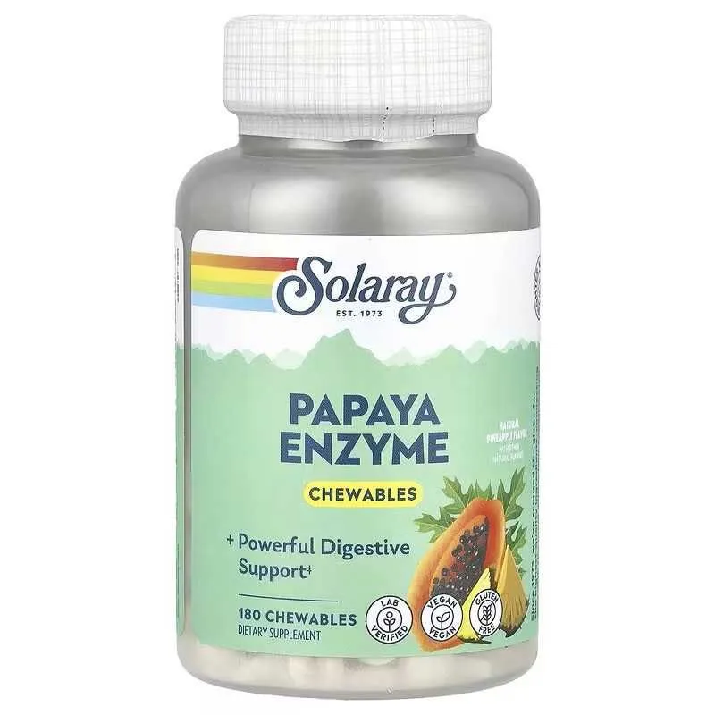 Solaray Ферменты папайи Papaya Enzyme 2