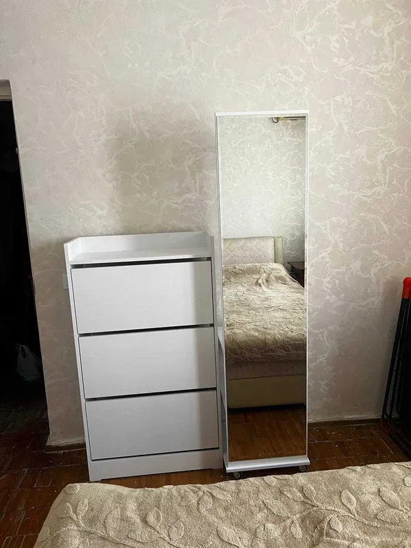 Продается обувница, стеллаж с зеркалом, прихожая б\у в отл. состоянии 2 Продается обувница, стеллаж с зеркалом, прихожая б\у в отл. состоянии 2