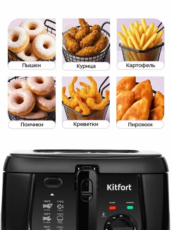Фритюрница Kitfort KT-2018 2