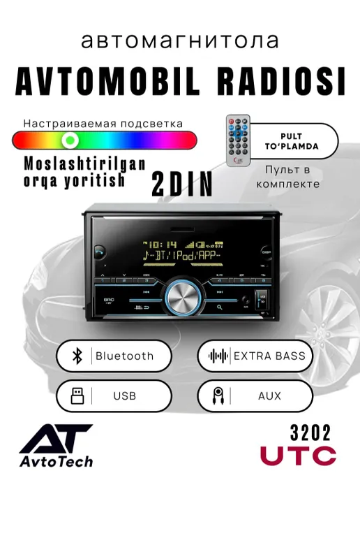 Avtomobil Audio Radiosi UTC3202