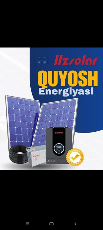 Quyosh panel hz solar eng arzoni bizda shoshiling