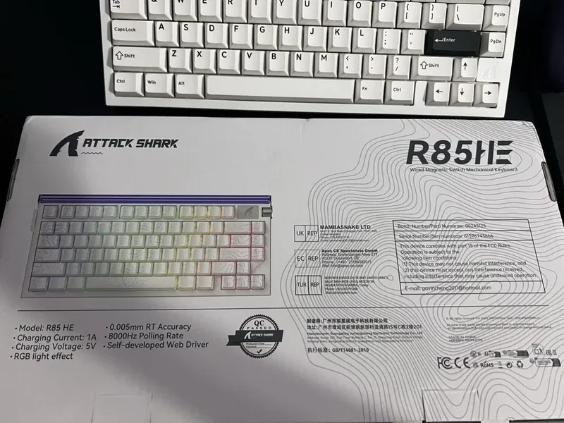 Магнитная Клавиатура Attack shark R85HE 5 Магнитная Клавиатура Attack shark R85HE 5