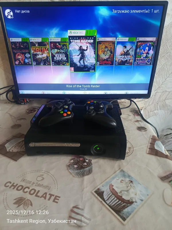 Xbox 360 elite 128gb fribut proshivka qilingan. 27 ta oʻyini bor — фото 1