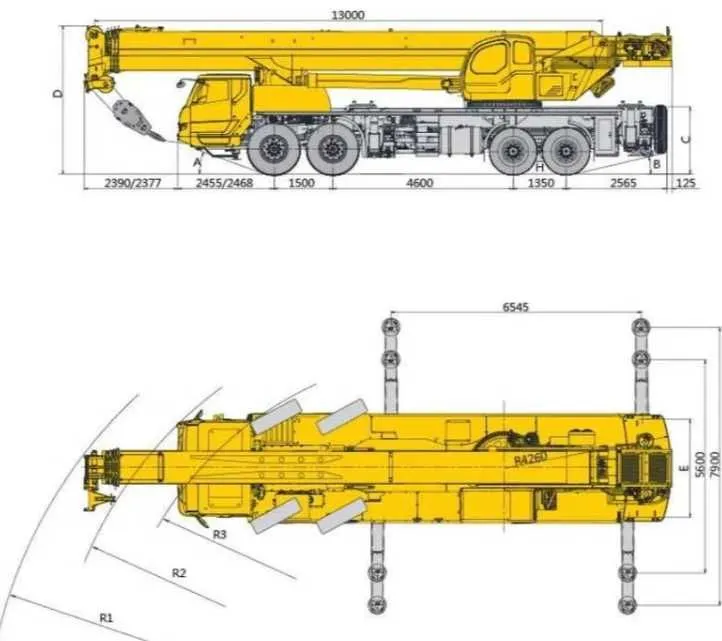 Автокран Avtokran XCMG ZOOMLION 80-100 тонналик заводдан — фото 1