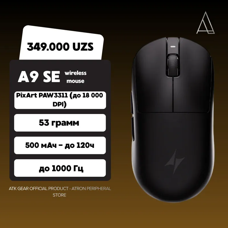 Беспроводная игровая мышь ATK A9 SE