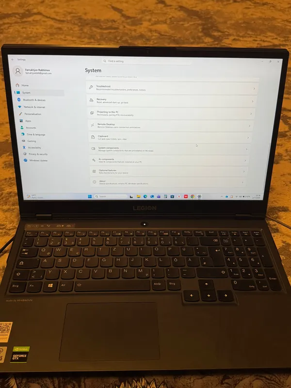 Lenovo Legion 5 i5/10 gtx 1650 2