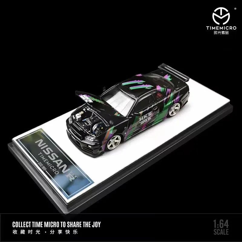 Nissan Skyline GTR 1:64 kolleksion avtomobil 6