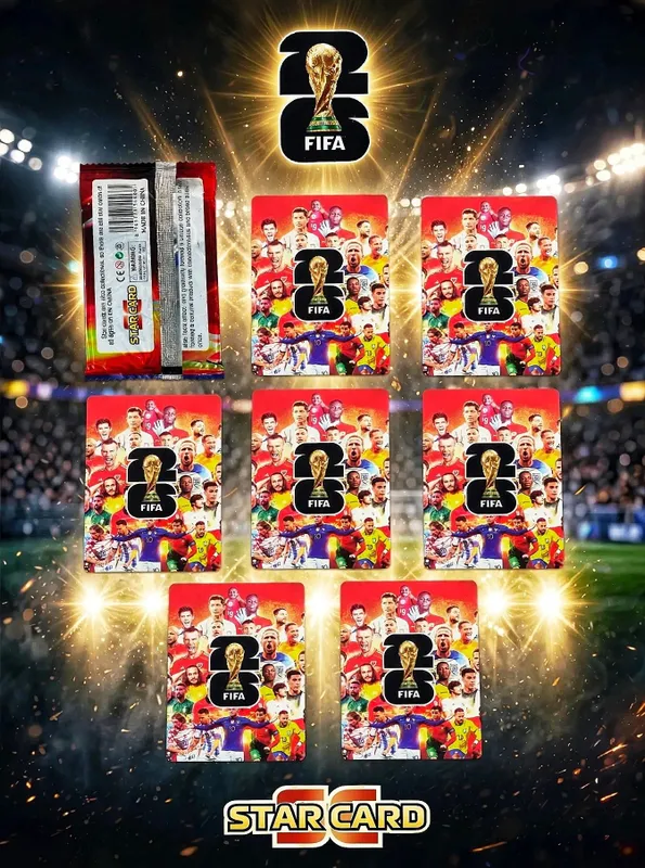 Коллекционные Футбольные Карточки FIFA World Cup 2026. 4 Коллекционные Футбольные Карточки FIFA World Cup 2026. 4