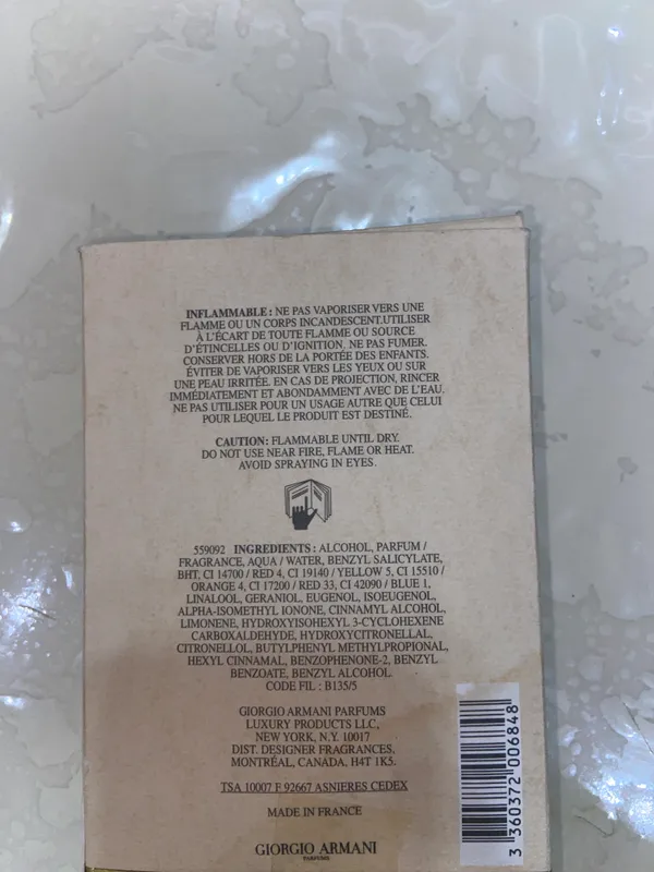 Original GIORGIO ARMANI EAU DE PARFUM atiri 3