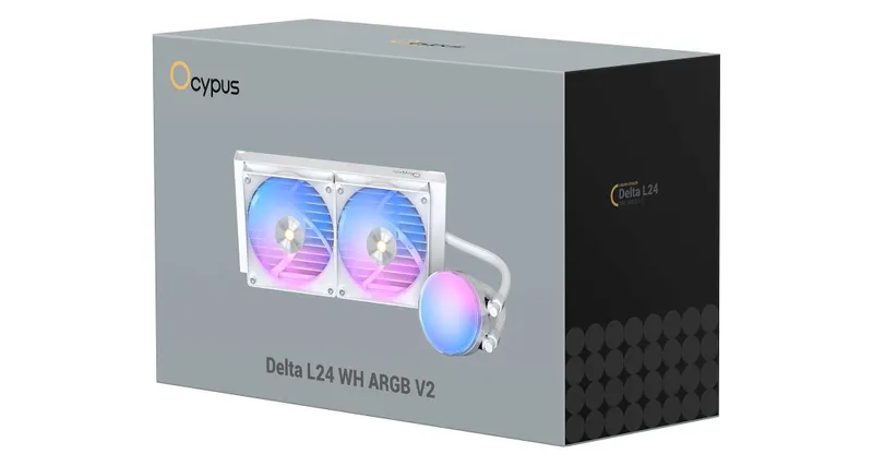 \ Система водяного охлаждения Ocypus Delta L24 WH ARGB V2 — фото 1