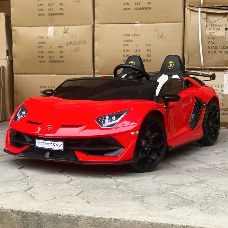 Детская машина Lamborghini Aventador, электромобиль, детская машинка 2
