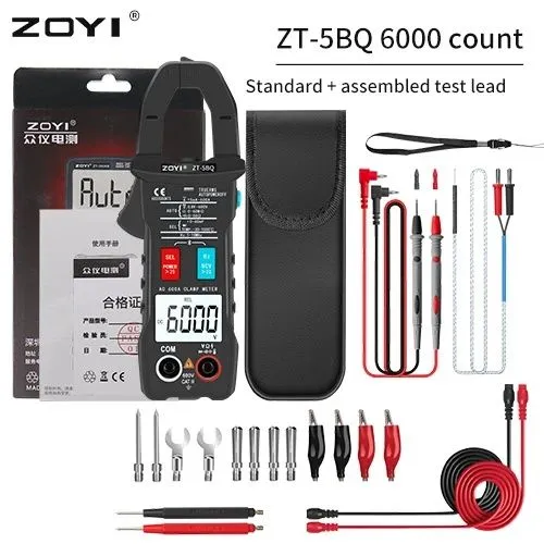 Токоизмерительные клещи ZOYI ZT-5BQ, Bluetooth, мультиметр — фото 2 Токоизмерительные клещи ZOYI ZT-5BQ, Bluetooth, мультиметр — фото 2