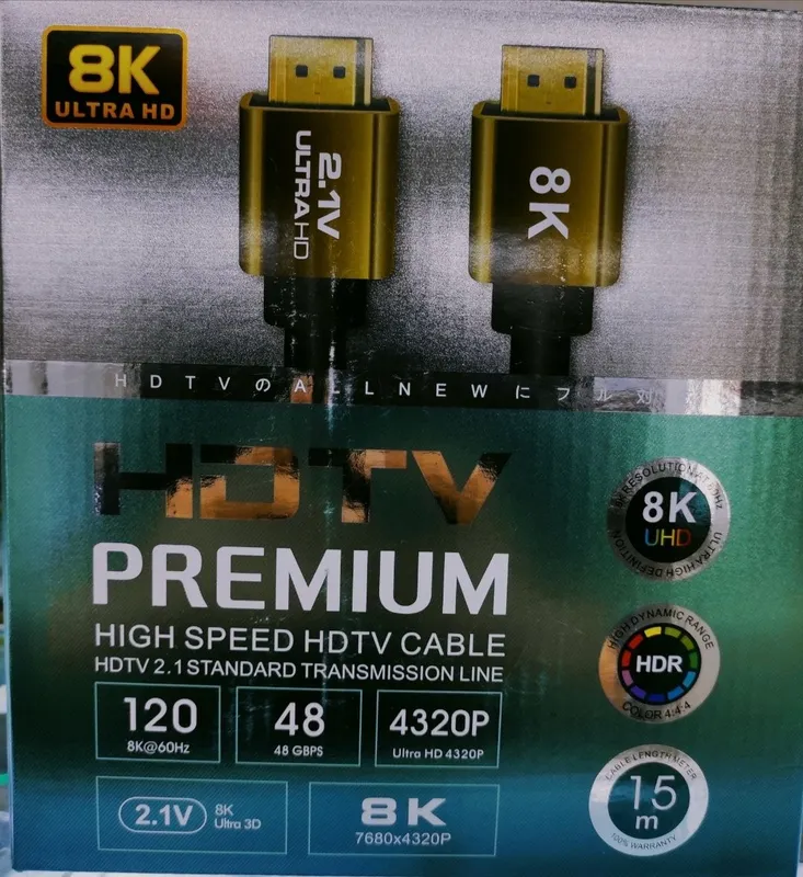 Скидка! Hdmi кабель 2 .1 v / 8 k Hdr/ ARC ( 120 hz ) 15 M 1 Скидка! Hdmi кабель 2 .1 v / 8 k Hdr/ ARC ( 120 hz ) 15 M 1