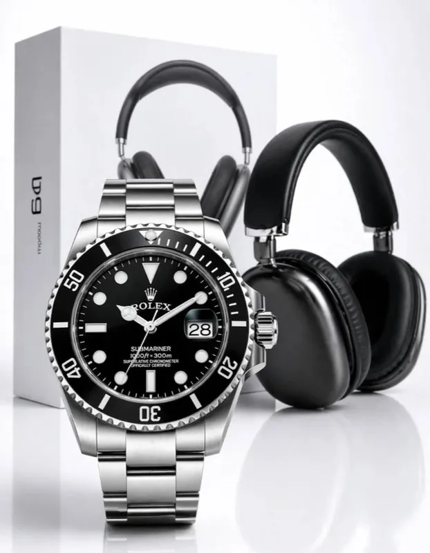 Rolex soat + P9 simsiz naushnik