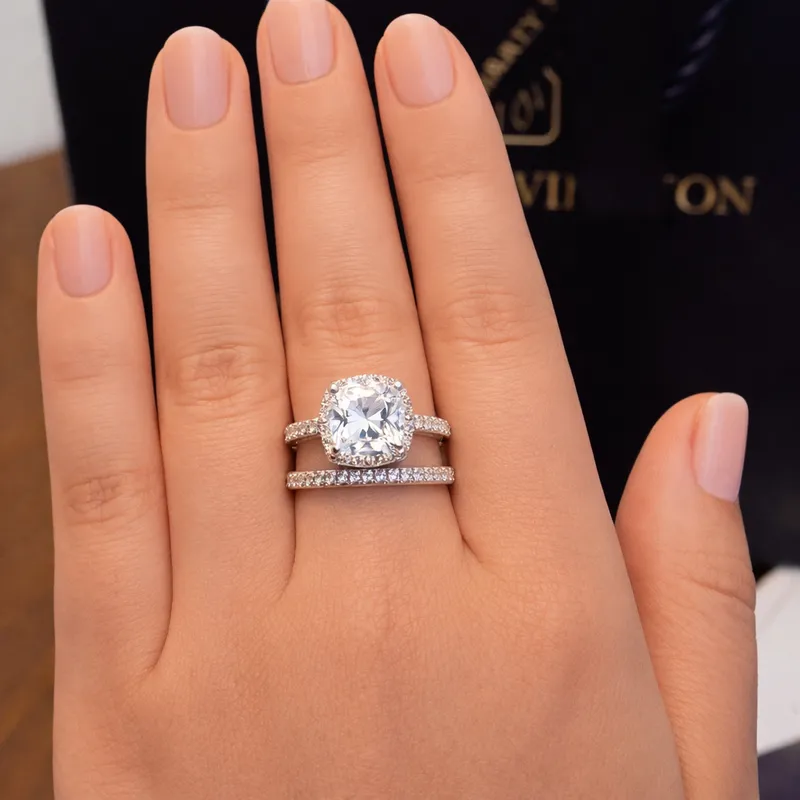 Harry Winston Princess-Cut Ring Кольцо 3