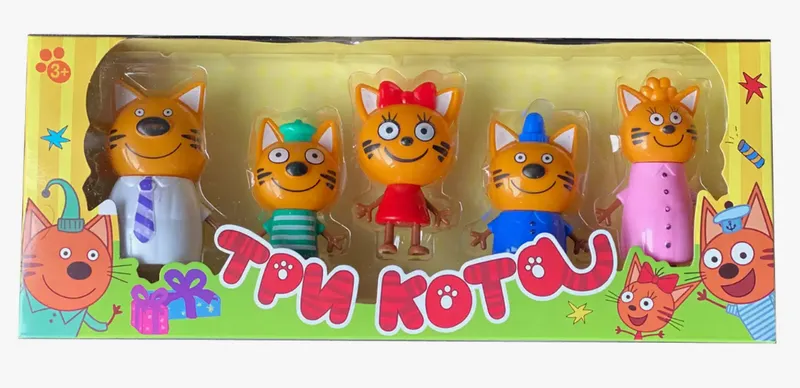 Игрушки: набор «Три кота», пластиковые, 8–10 см, доставка 5 Игрушки: набор «Три кота», пластиковые, 8–10 см, доставка 5