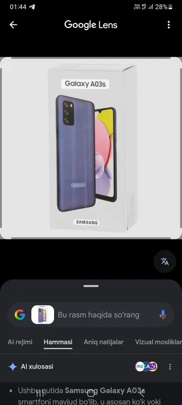 Samsung A03 S ideal