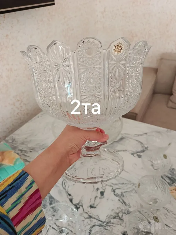 Продаётся хрустальный комплект, срочно, состояние отличное 1 Продаётся хрустальный комплект, срочно, состояние отличное 1