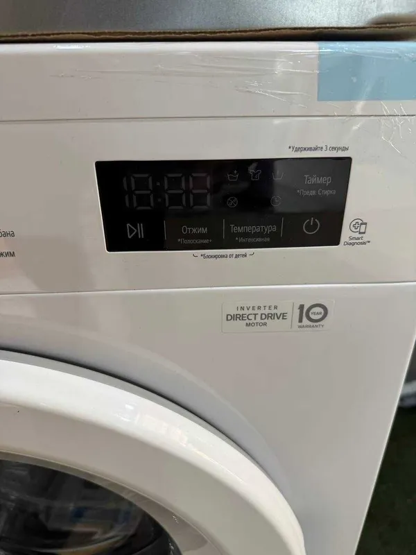 Стиральная машина LG 6 кг F2Y1NS3W DD Inverter Steam — фото 4