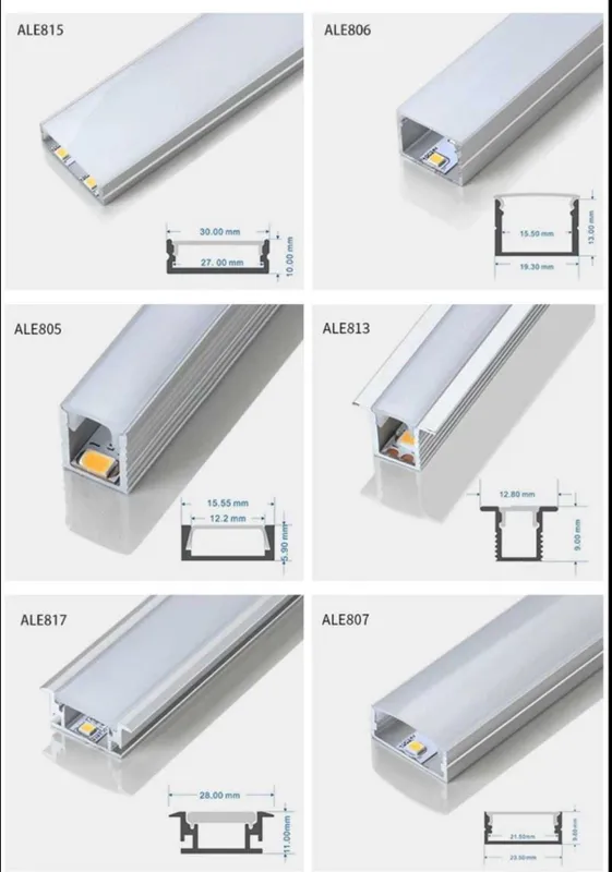 LED profil alyumin | Алюминиевый профиль для LED ленты | DM Electro 2 LED profil alyumin | Алюминиевый профиль для LED ленты | DM Electro 2