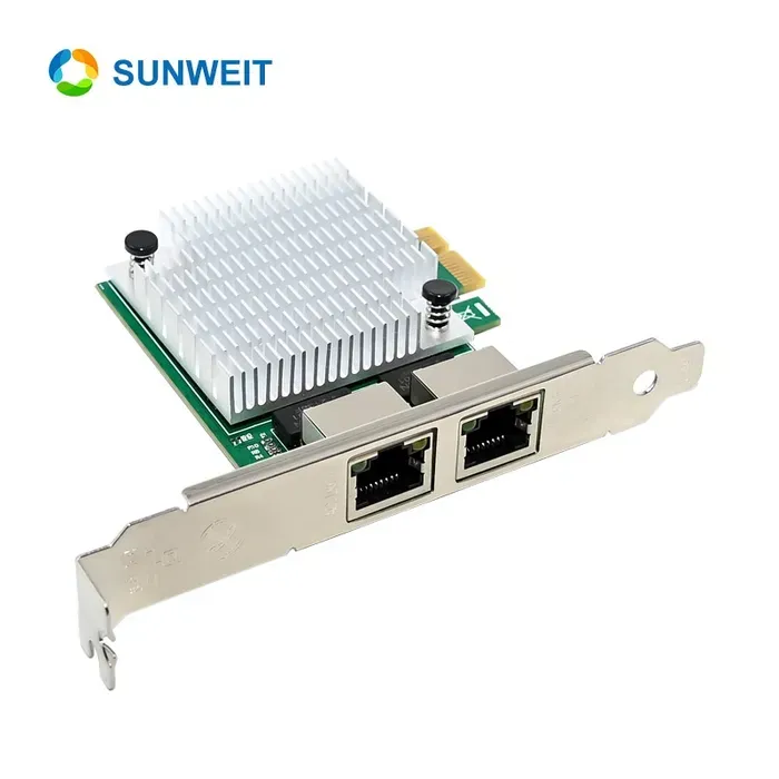 PCi-e Realtek RTL8111H Dual RJ45 Gigabit 6