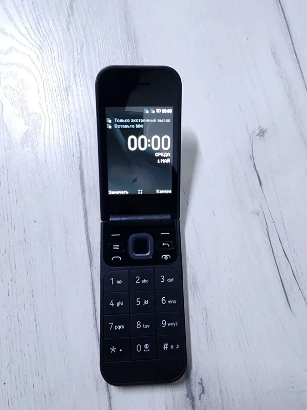 Knopkali telefon N2720 Flip, 2 sim kartali telefon knopka, legushka te — фото 1
