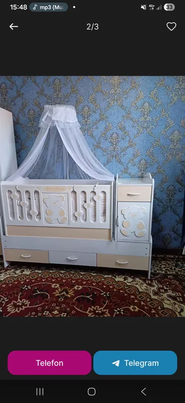 Детская кровать и шкаф 2