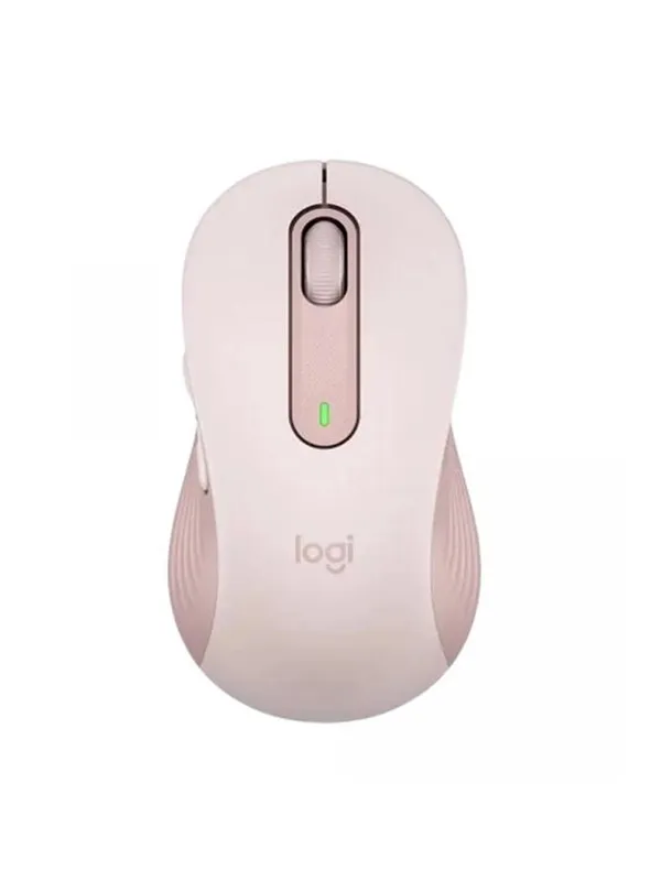 Беспроводная мышь Logitech Signature M650 L, BT/WL/USB-A, SilentTouch, розовый — фото 4