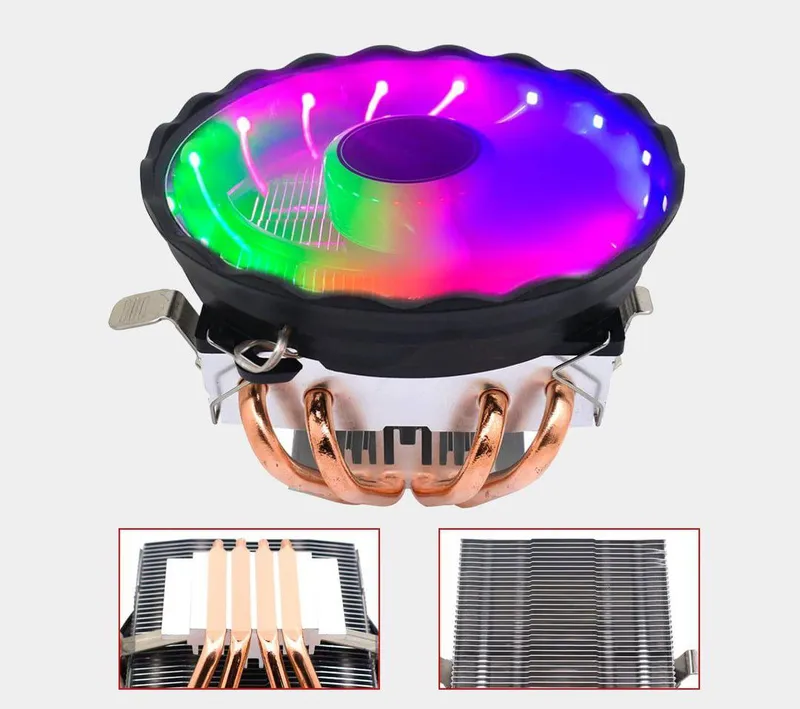 Горизонтальный RGB кулер процессора 2 Горизонтальный RGB кулер процессора 2