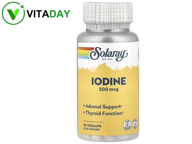 Solaray Iodine Йод из йодида калия