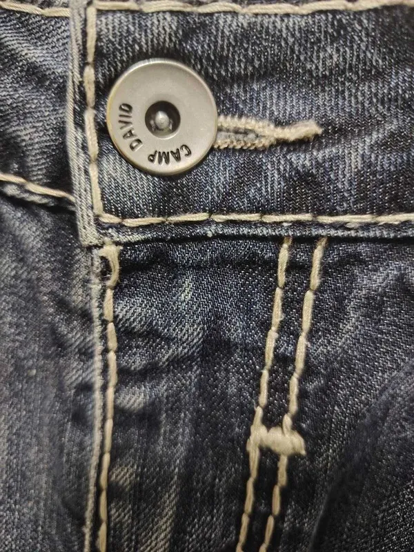 Camp David Jeans W35 L34 / T-shirt L. Джинсы Винтаж. Поло Футболка. — фото 6