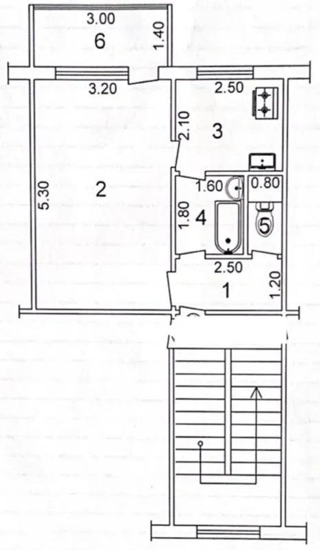 1/4/4 sotaman, panel 34 m2. Yalang‘och massivi 5