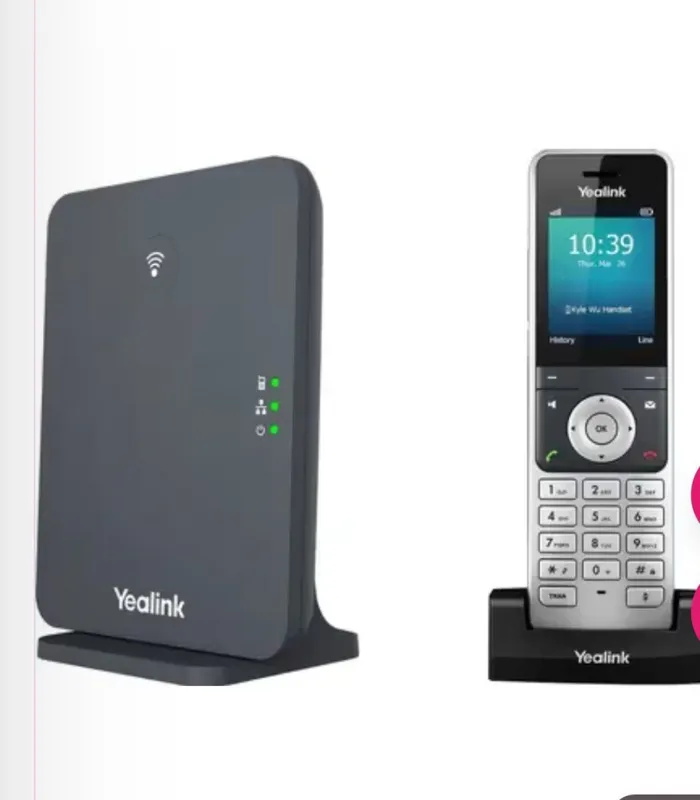 Yealink W60P IP-simsiz telefon. 2