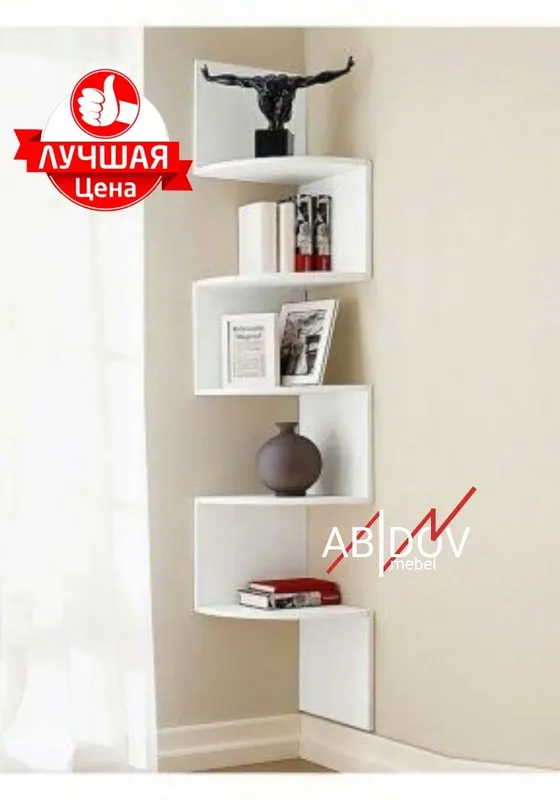 Угловые навесные полки для декора. От производителя. — фото 3