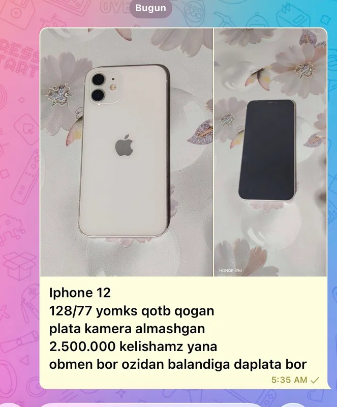 Iphone 12 Oq 128/77