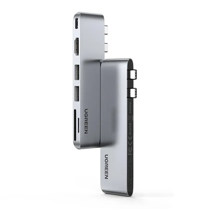UGREEN USB-C Мультифункциональный адаптер 6-в-1 — фото 4