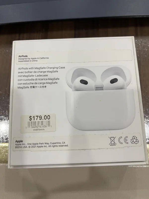 Airpods 3 оригинал, каробка, США 2 Airpods 3 оригинал, каробка, США 2