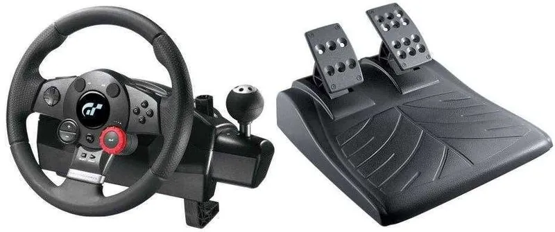 Игровой Руль с педалями Logitech Driving Force GT Игровой Руль с педалями Logitech Driving Force GT