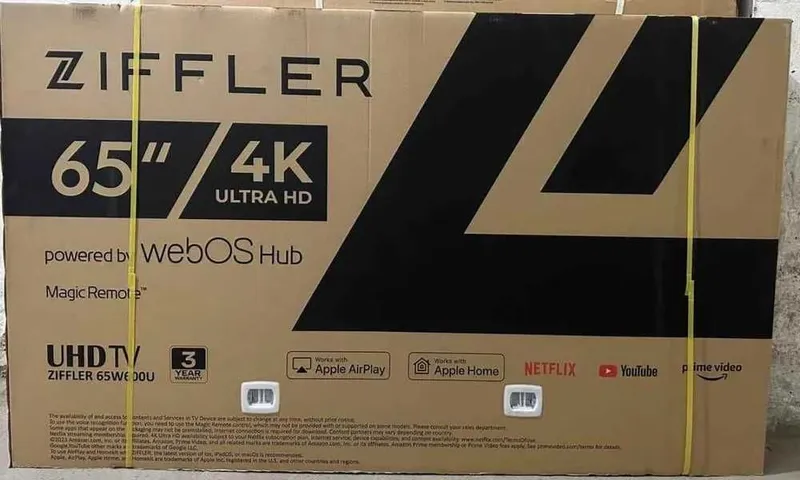 Телевизор Ziffler 65\75 Q850U 4K ULTRA HD доставка бесплотна — фото 1