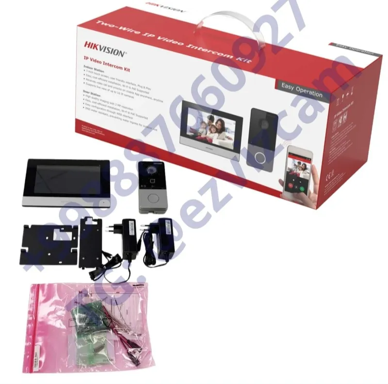 IP / Комплект видео домофон + вызывная панель Hikvision KIS603 / 603 — фото 5