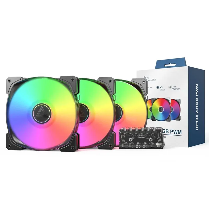 Korpus ventilyatori Montech HP140 ARGB PWM 3in1 3