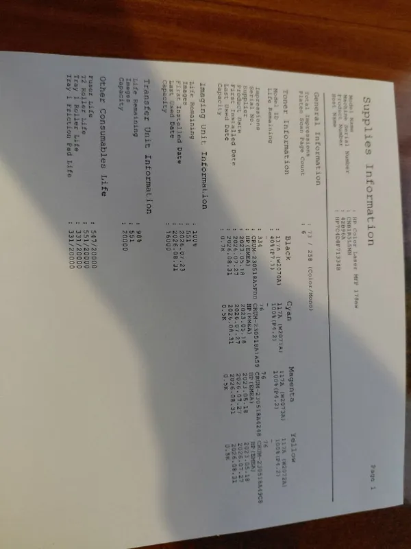 Rangli HP Color Laser MFP 178nw ko‘p funksiyali qurilmasi (Wi-Fi) 10 Rangli HP Color Laser MFP 178nw ko‘p funksiyali qurilmasi (Wi-Fi) 10