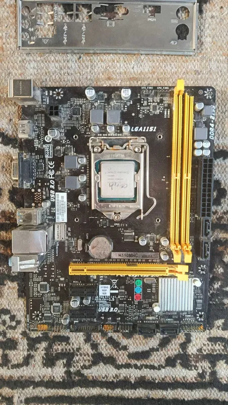 плата biostar h110 + cpu g4400, Gigabayt p41 ddr3 cpu 2100 2 плата biostar h110 + cpu g4400, Gigabayt p41 ddr3 cpu 2100 2