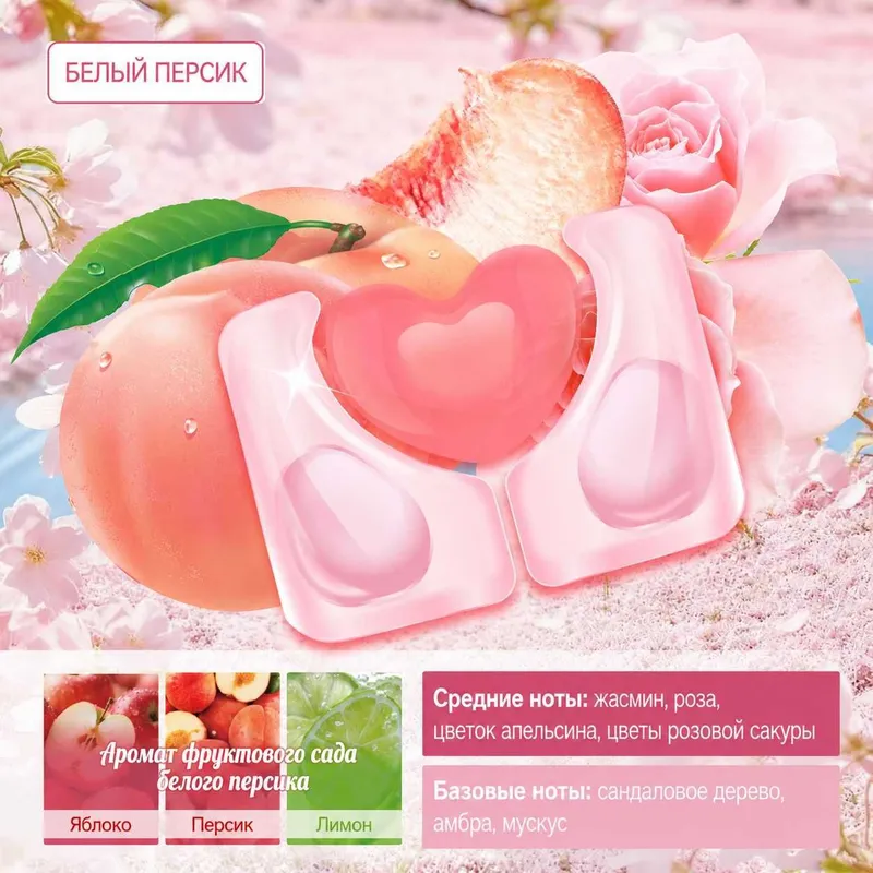 Капсулы BLOOM WASH 3 in 1 средство для стирке всех типов тканей — фото 7